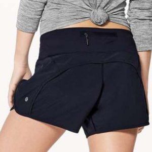 Lululemon Run Times Shorts, Navy Size 4